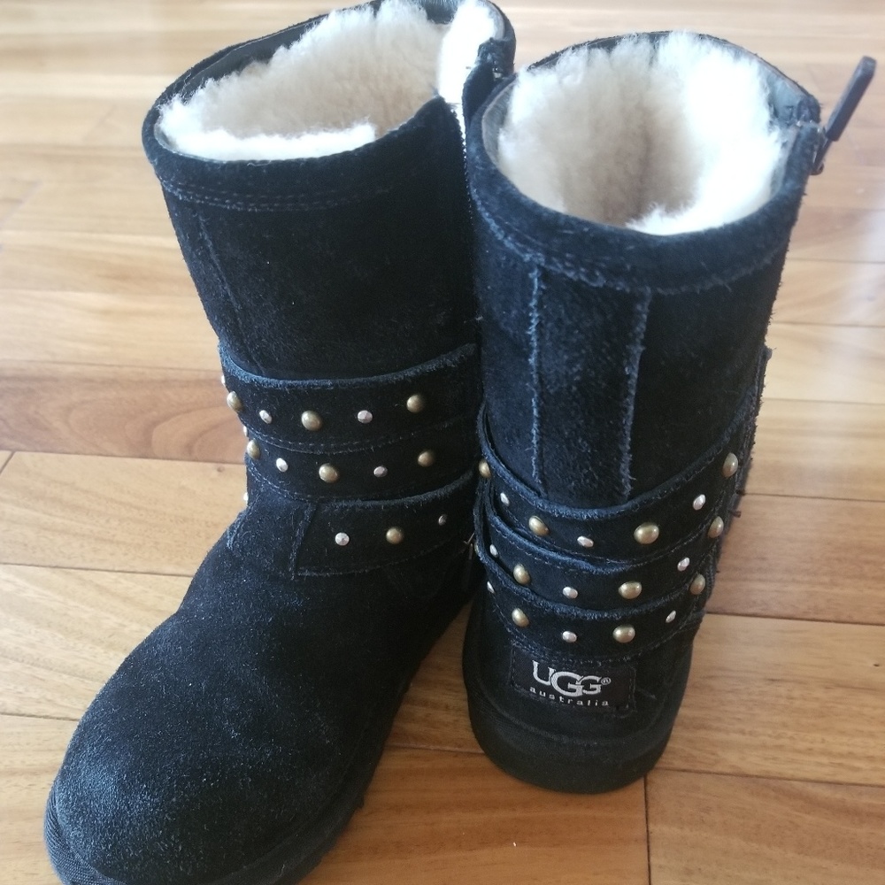 Ugg Boots Black metal embellishments